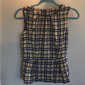 Banana republic peplum top